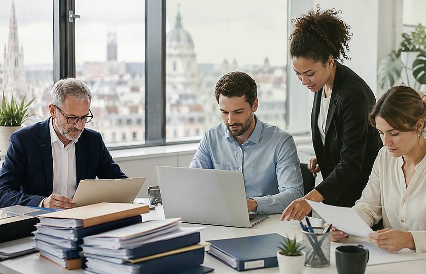 Documents et organisation administrative de retraite